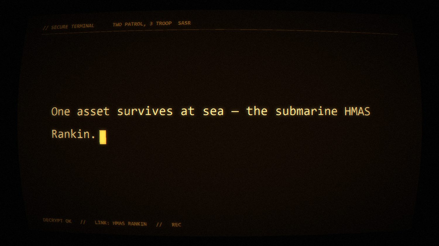Secure terminal, decrypt